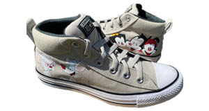 Animaniacs: Image taken outside of both shoes for a different feel.