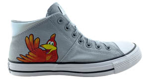 Banjo-Kazooie: Outside left shoe with Kazooie painted on it.