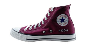 Charmander: Inner side of the right shoe with Charmander's Pokedex number on it.